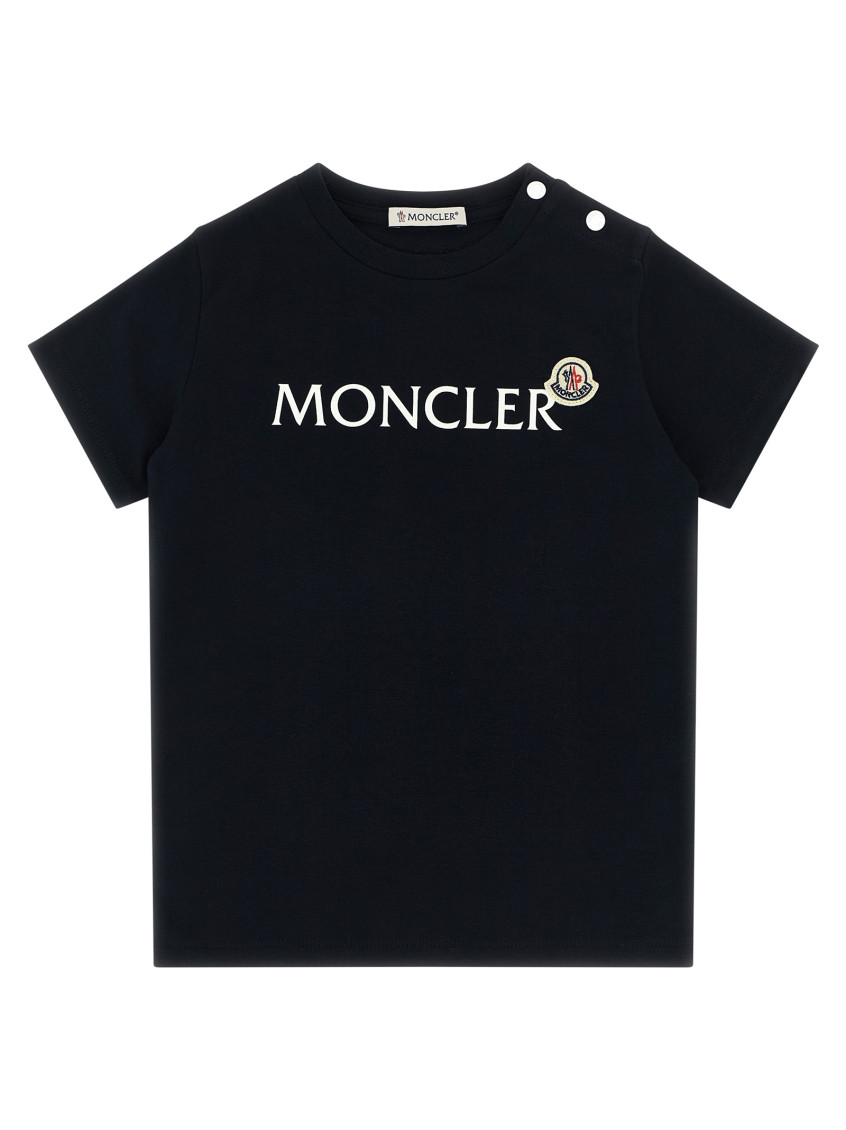 Baby Boys Navy Blue Logo T-shirt