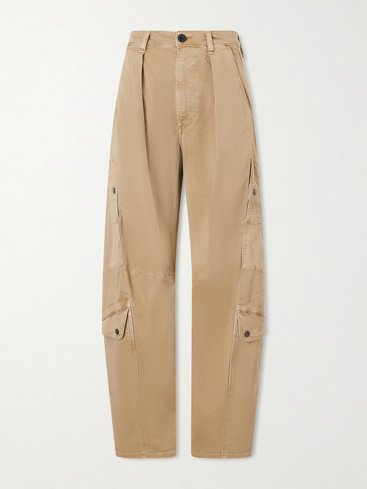 Flight Mid-rise Straight-leg Cotton-blend Twill Cargo Pants - Brown