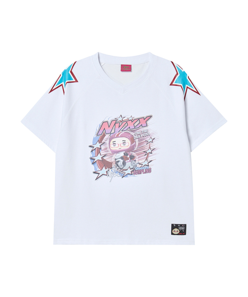NYGD BIKE C/P TEE WHITE