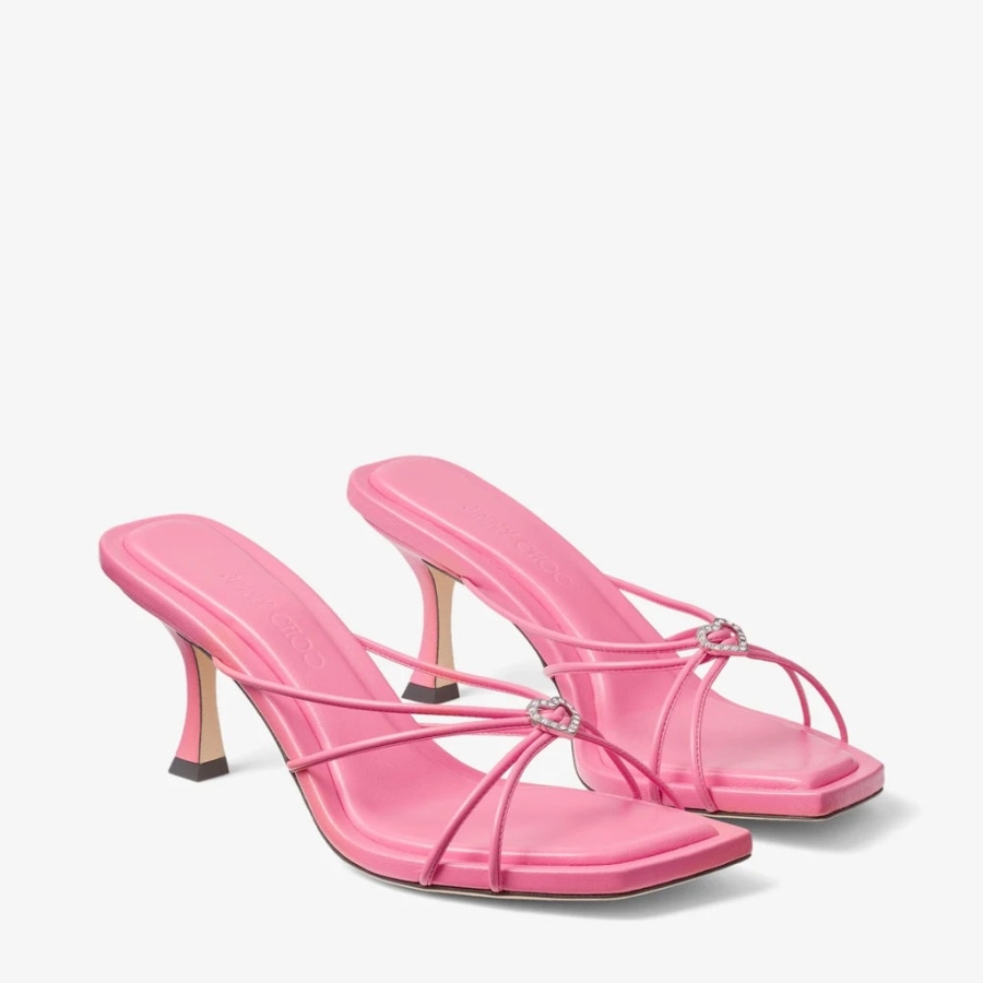 Indiya 70mm Leather Mule Sandals