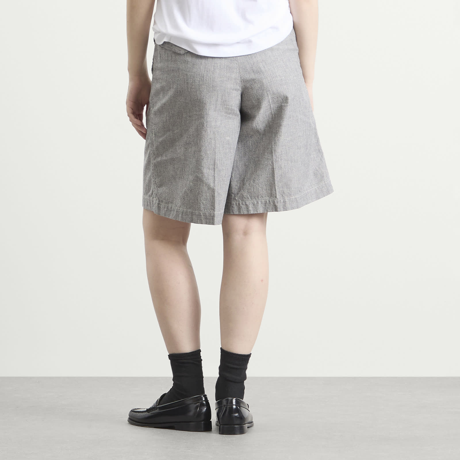 TOGA Denim Shorts Gray