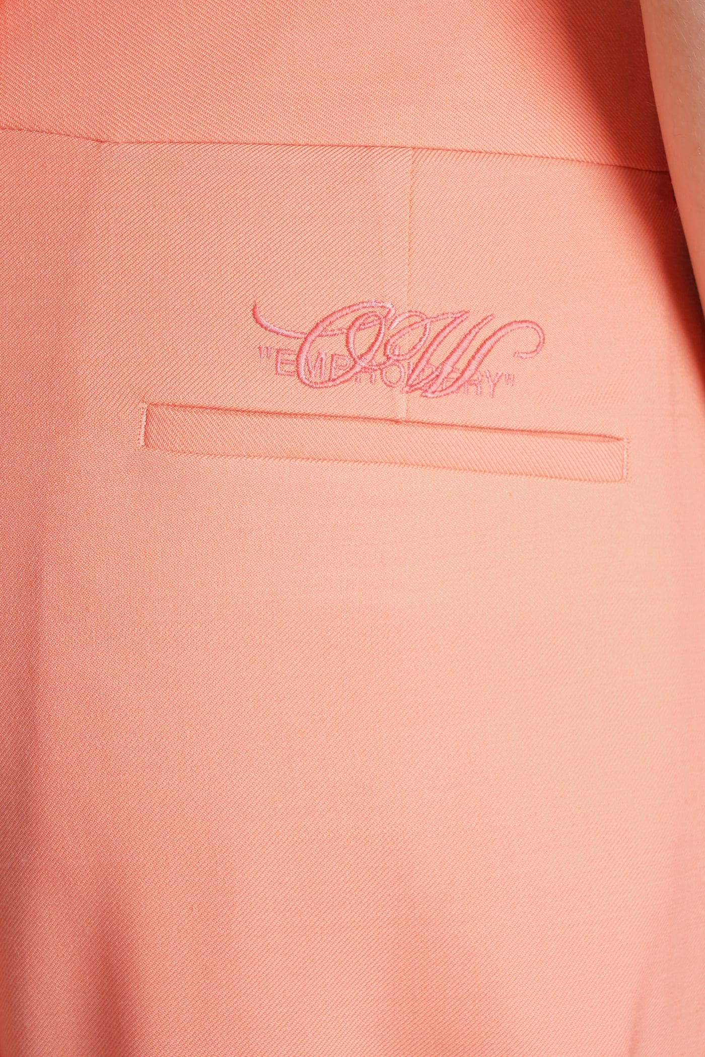 Pants In Orange Wool