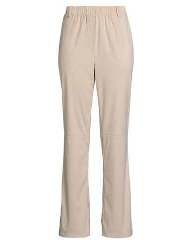 Woman Pants Cream Size 14 Polyester, Elastane