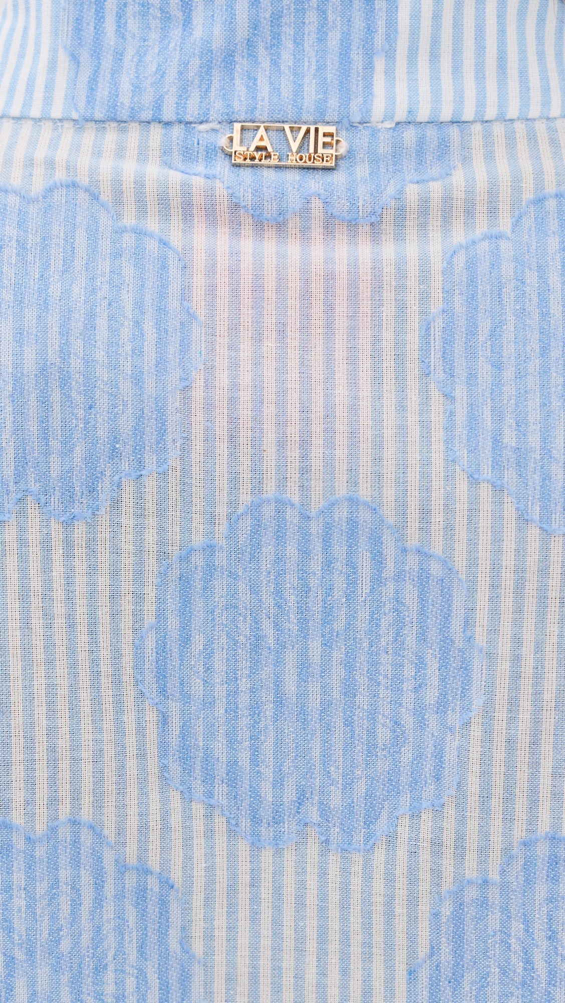 Mod Flower Blue Everyday Shirt Blue One Size
