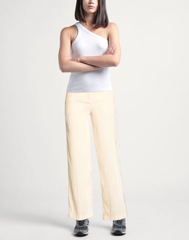 Woman Pants Ivory Size 6 Polyester, Viscose