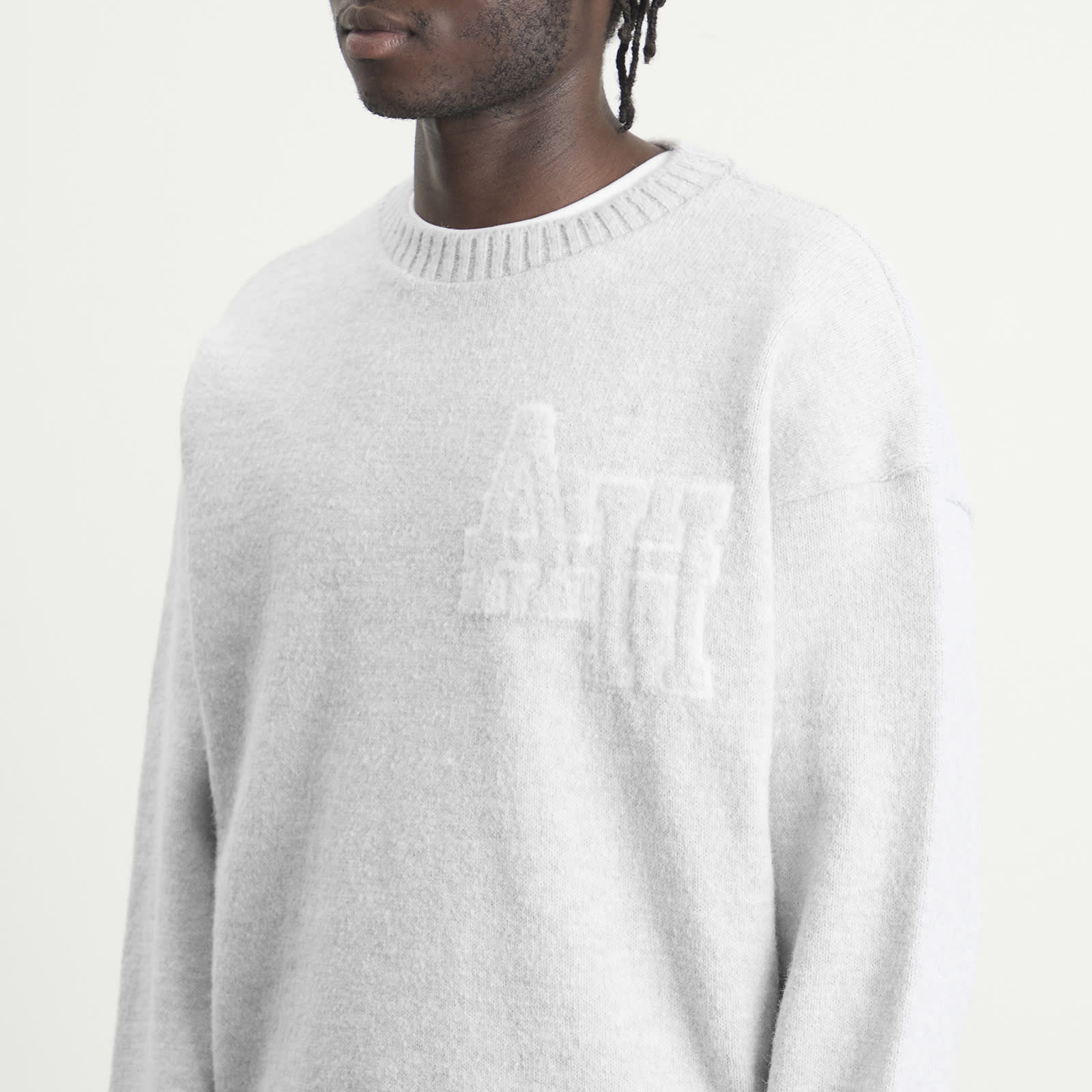 Men's Knit Jumper Grey
