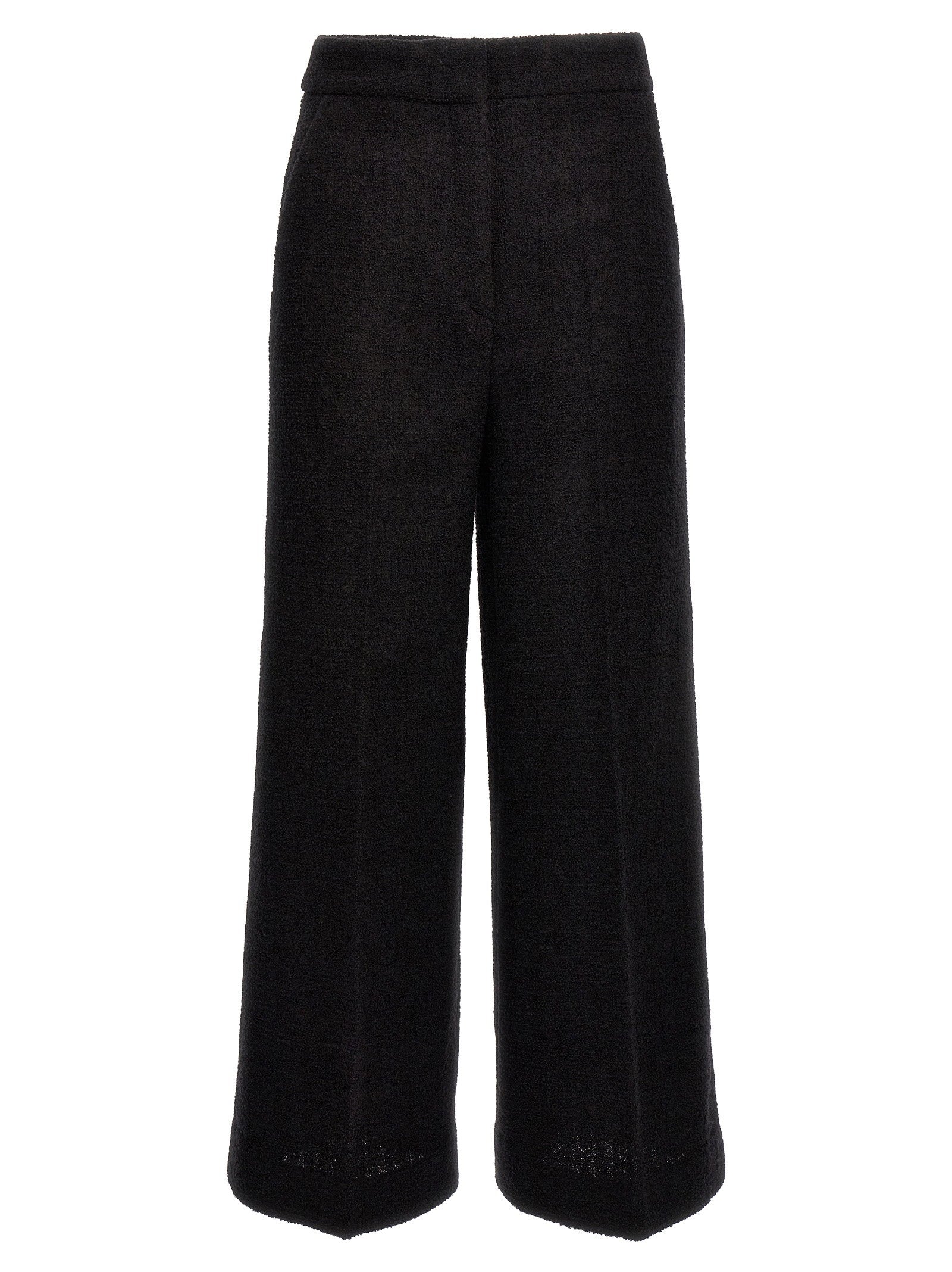 Cropped Bouclè Pants