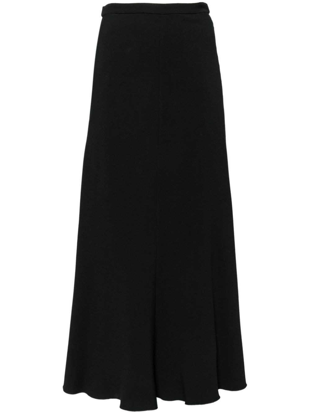 A-line long skirt - Black