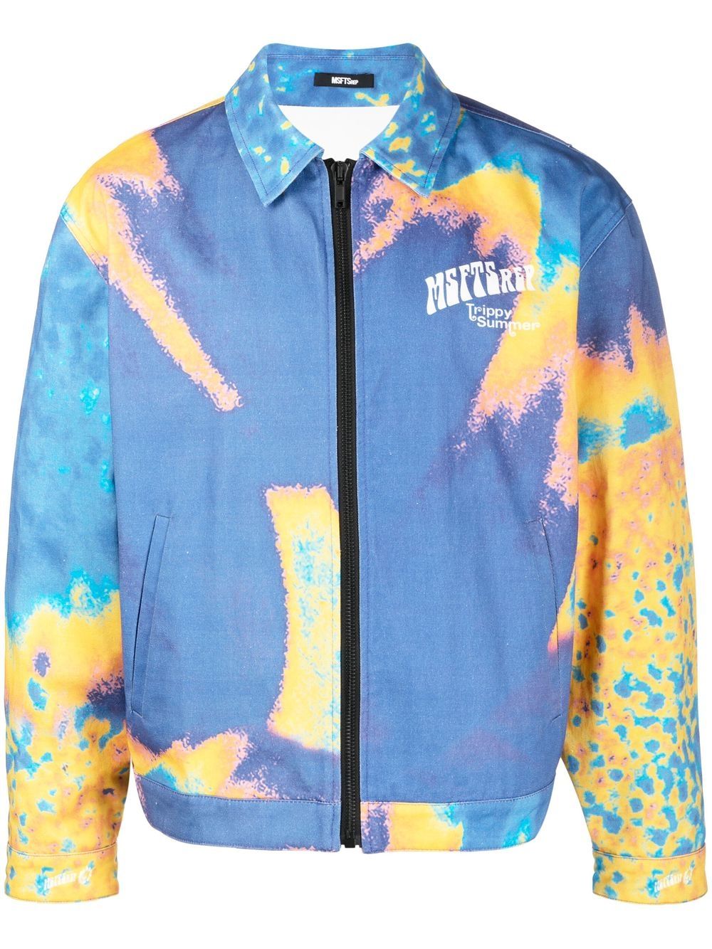 Trippy Summer light jacket - Blue