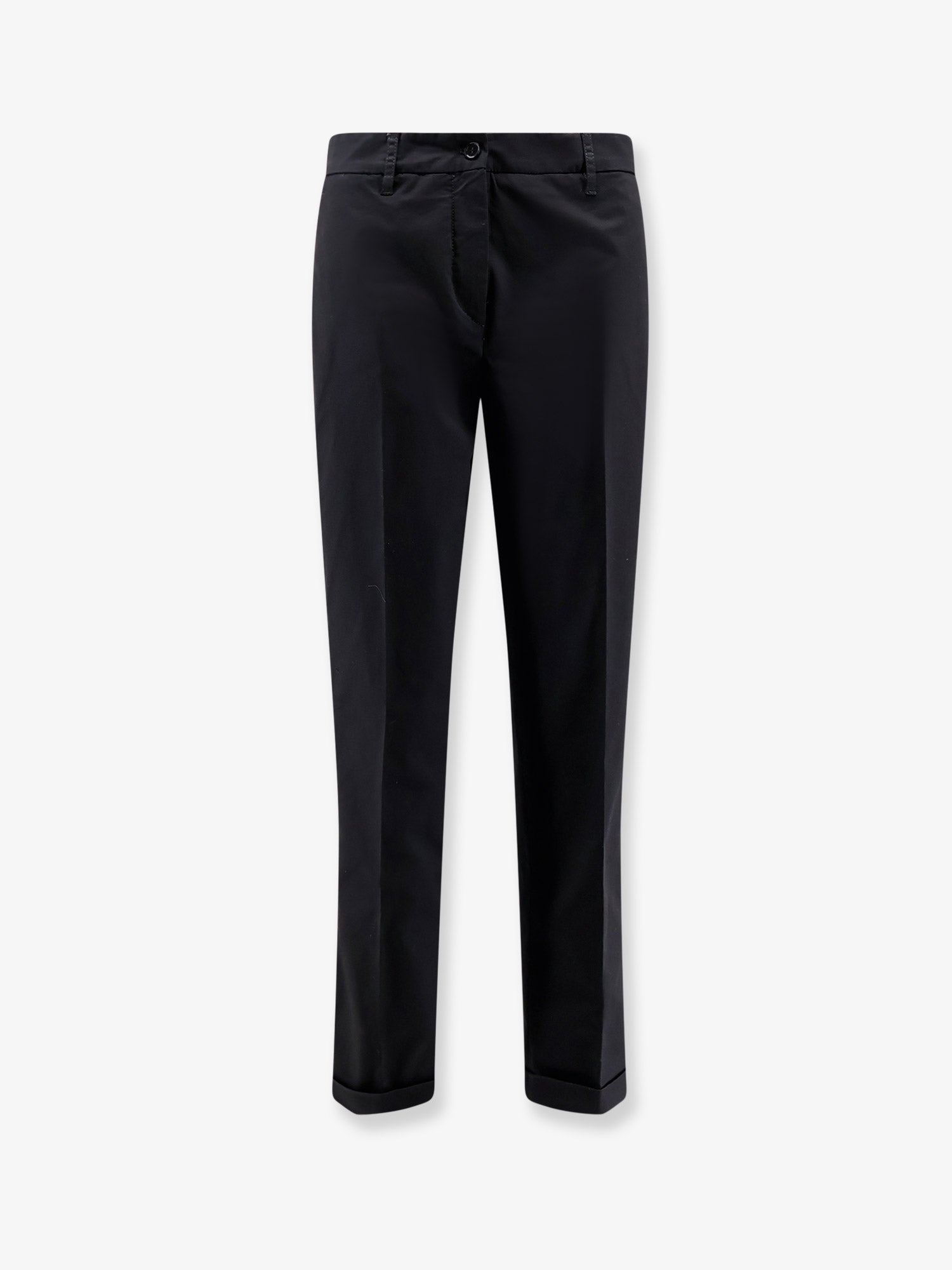 Cotton Trousers — Black