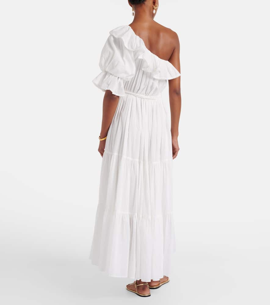 Jay ruffled cotton muslin maxi dress