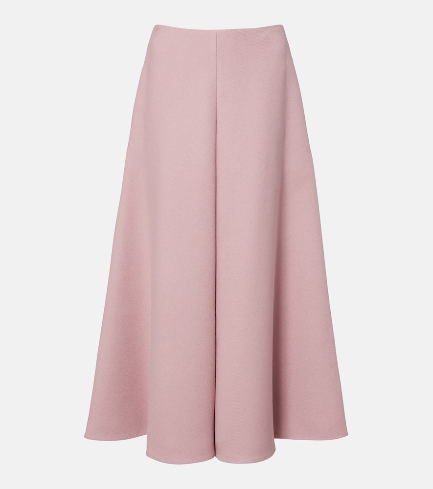 Layered Coolness high-rise midi skirt