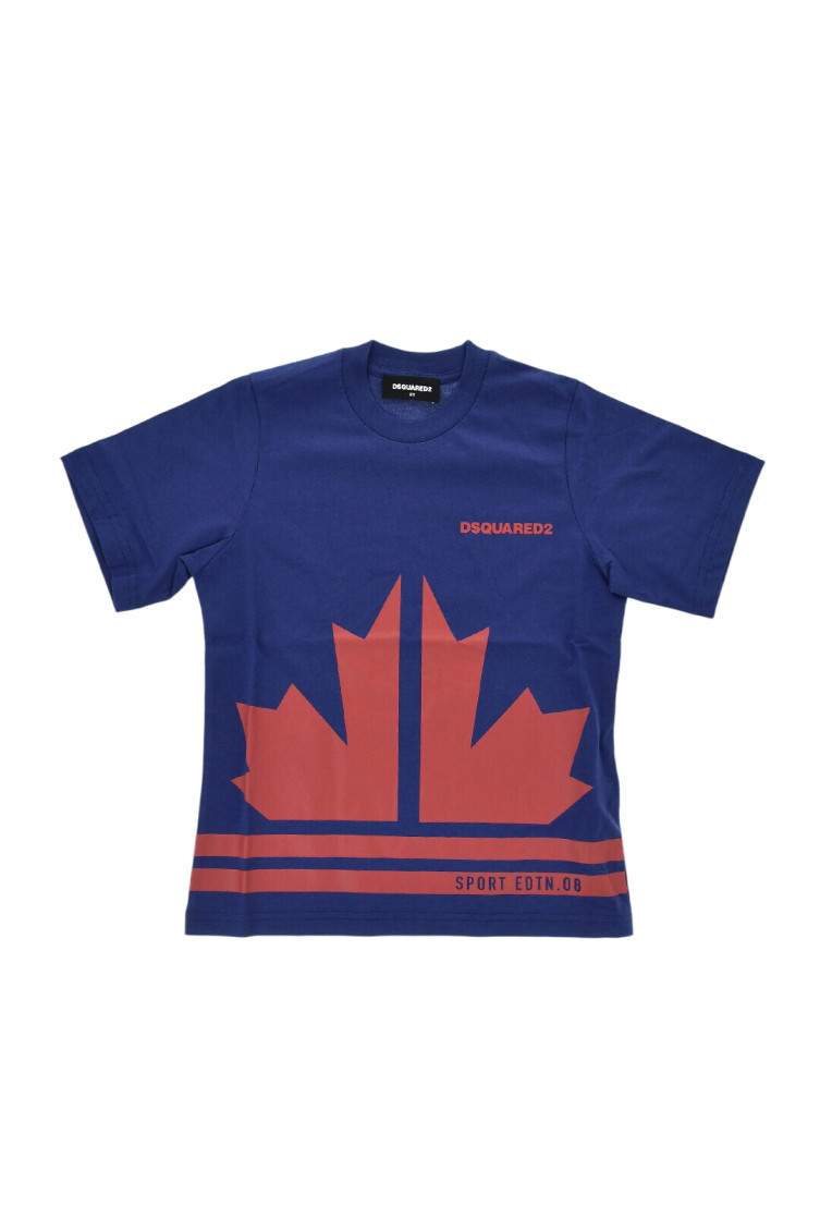 Boys Blue Graphic T-Shirt