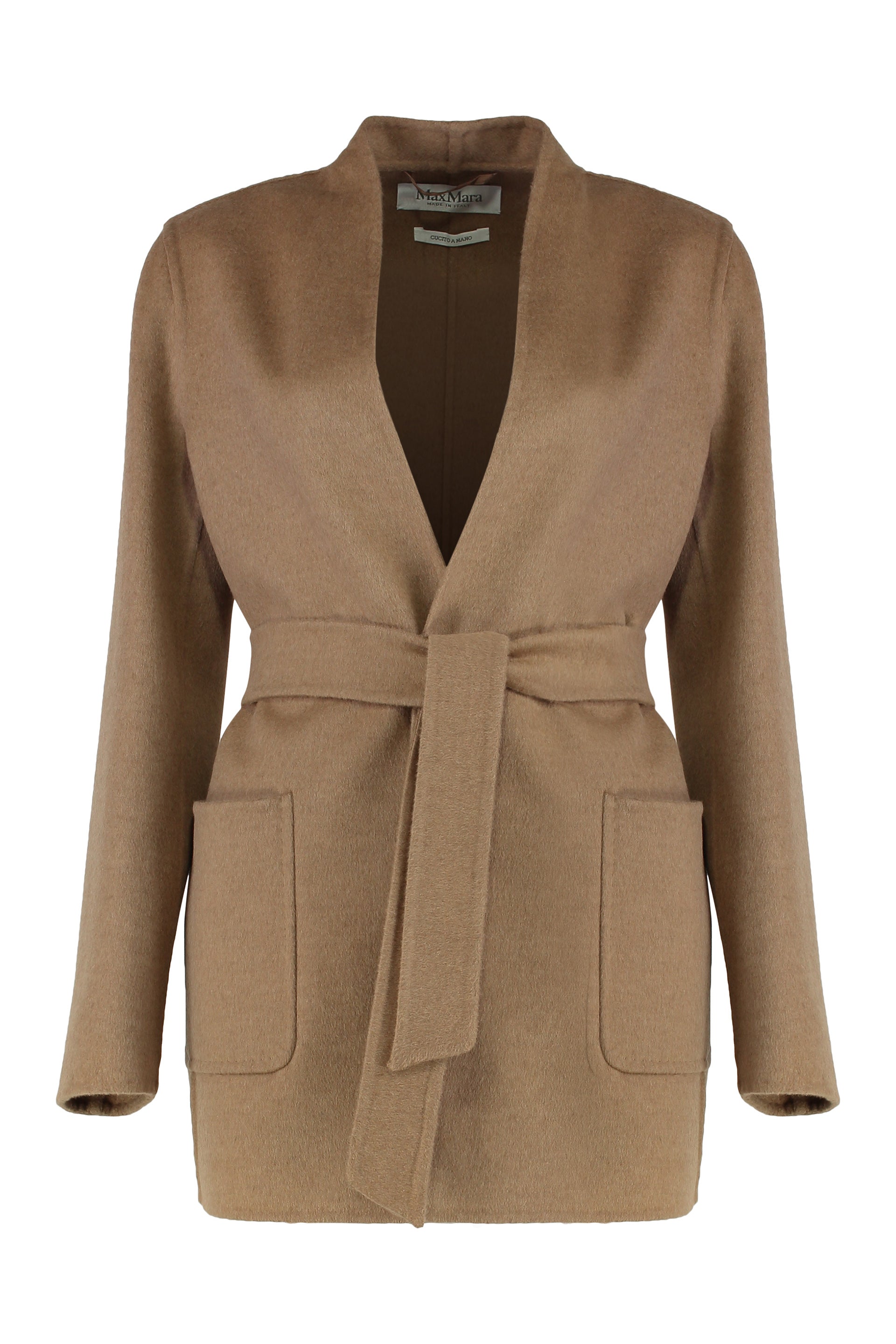 Harold Camel Hair Wrap Coat