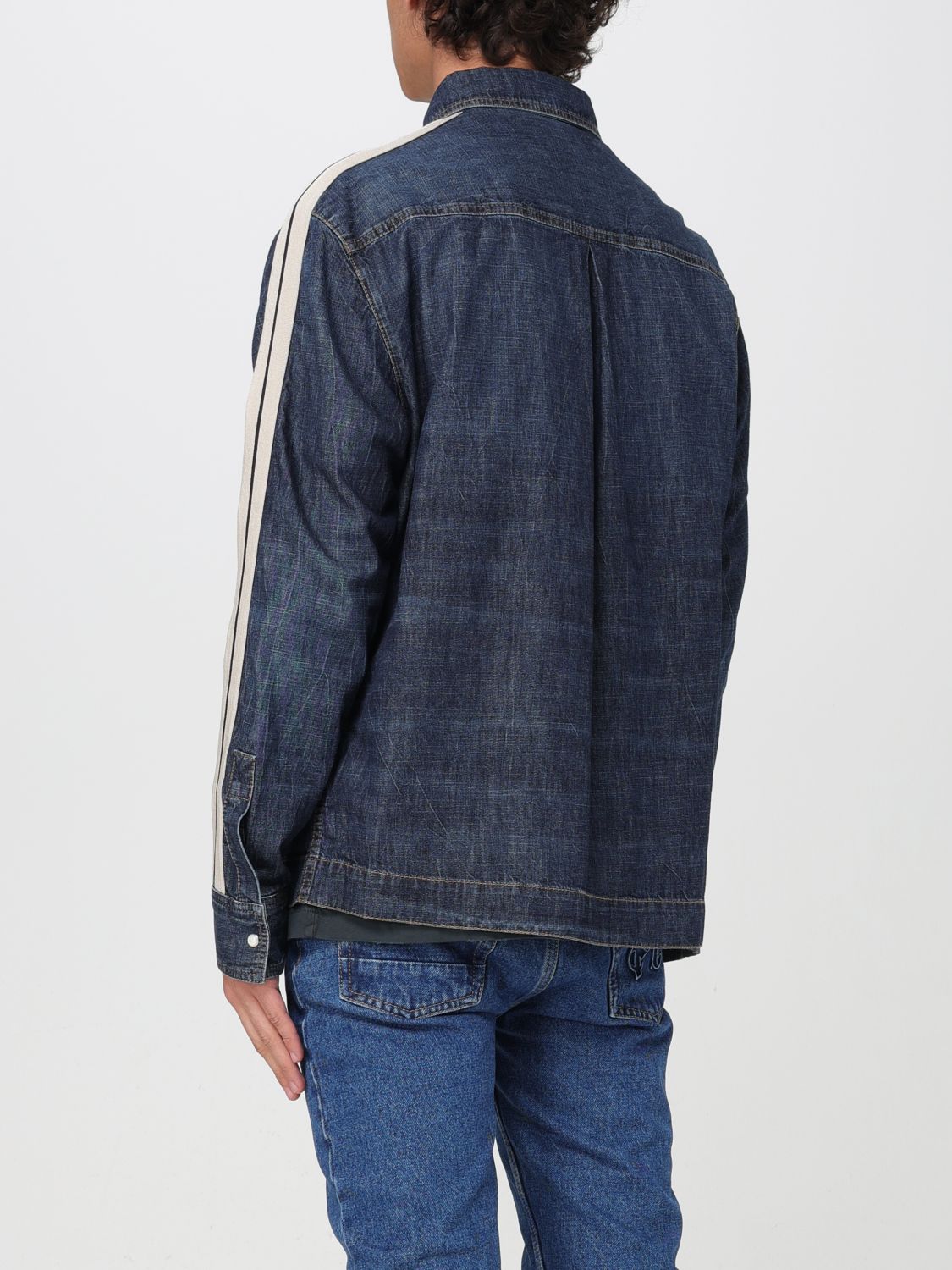 Jacket Men color Denim