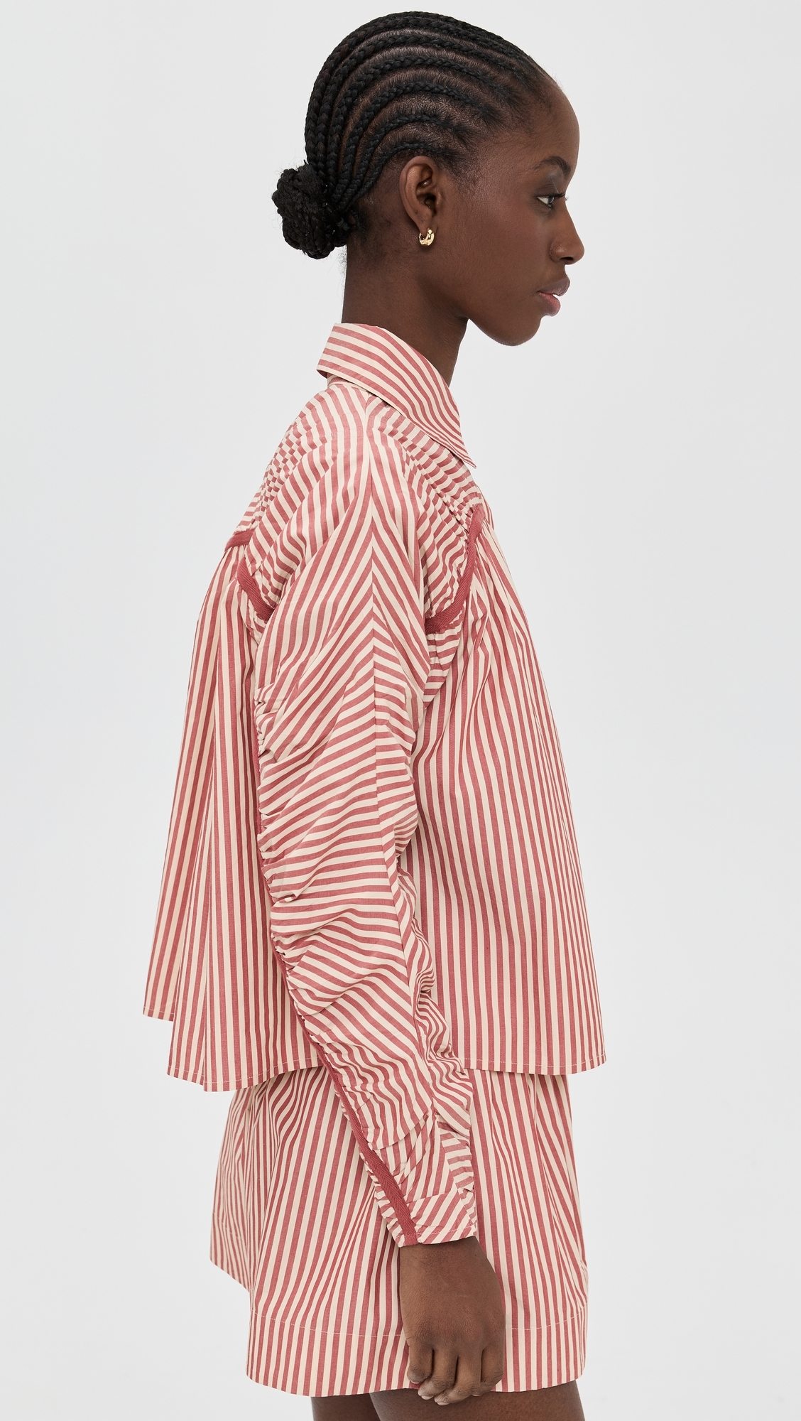 Julian Shirt Sienna Stripe