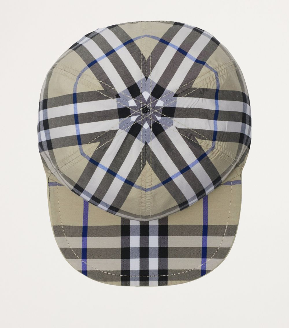 Kids Cotton Reversible Check Cap