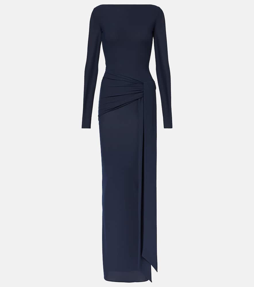 Alex Perry Semi-sheer gathered gown