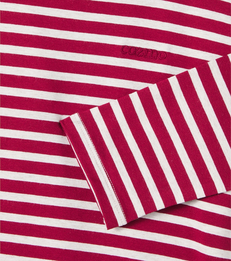 Joel striped cotton jersey top