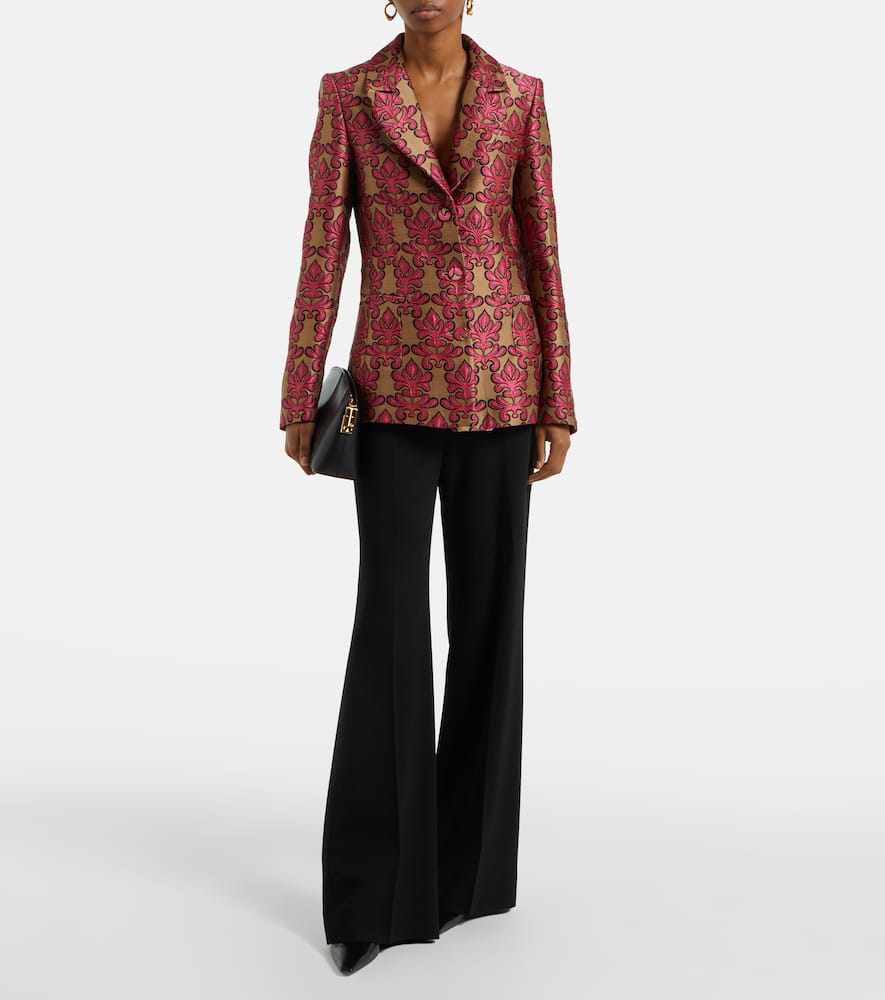 24/7 cotton jacquard blazer