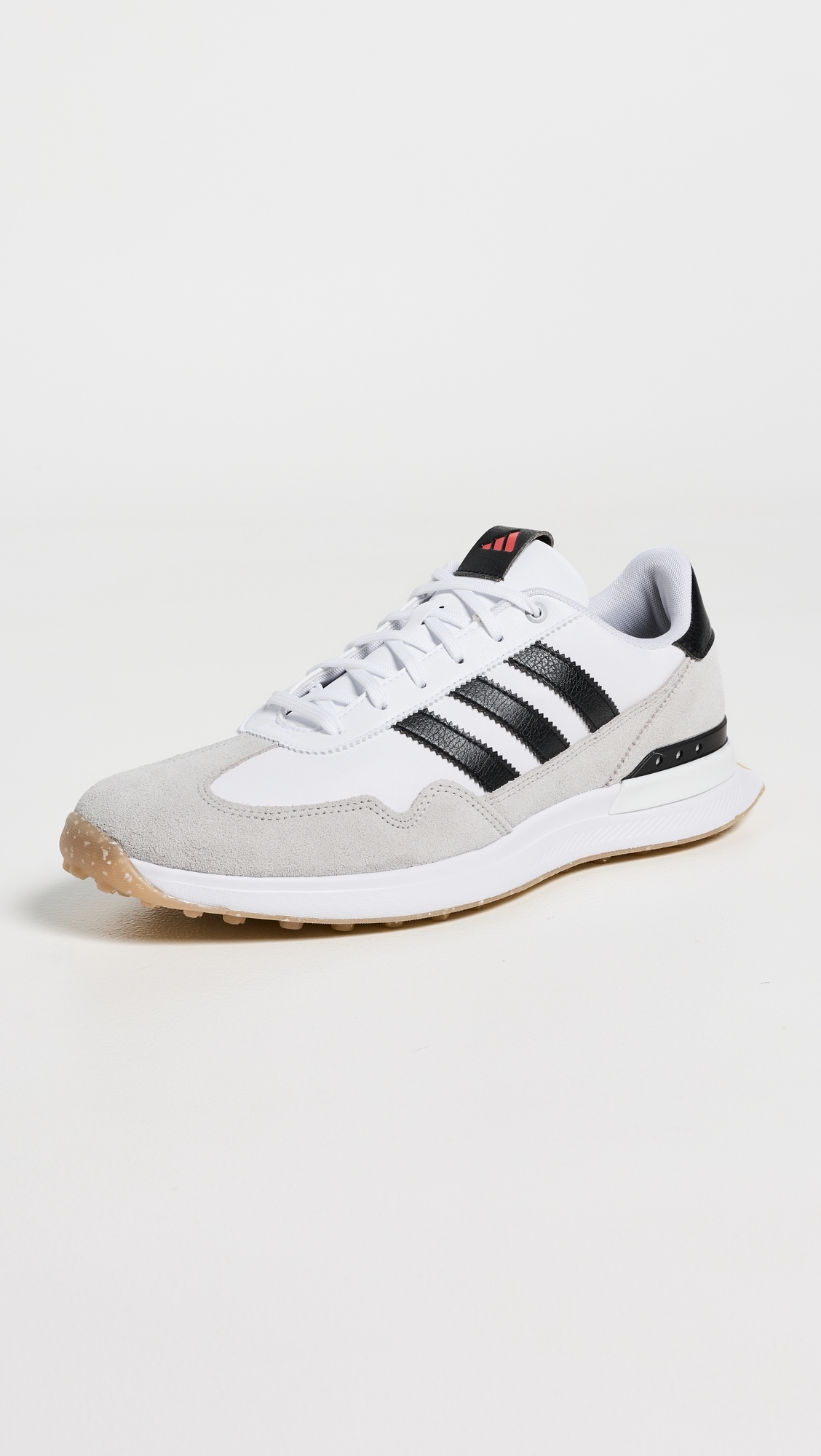 S2G 26 Textile Spikeless Golf Shoes Ftwr White/Core Black/Grey Two