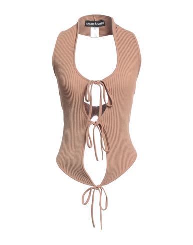 Andreādamo Woman Top Light brown
