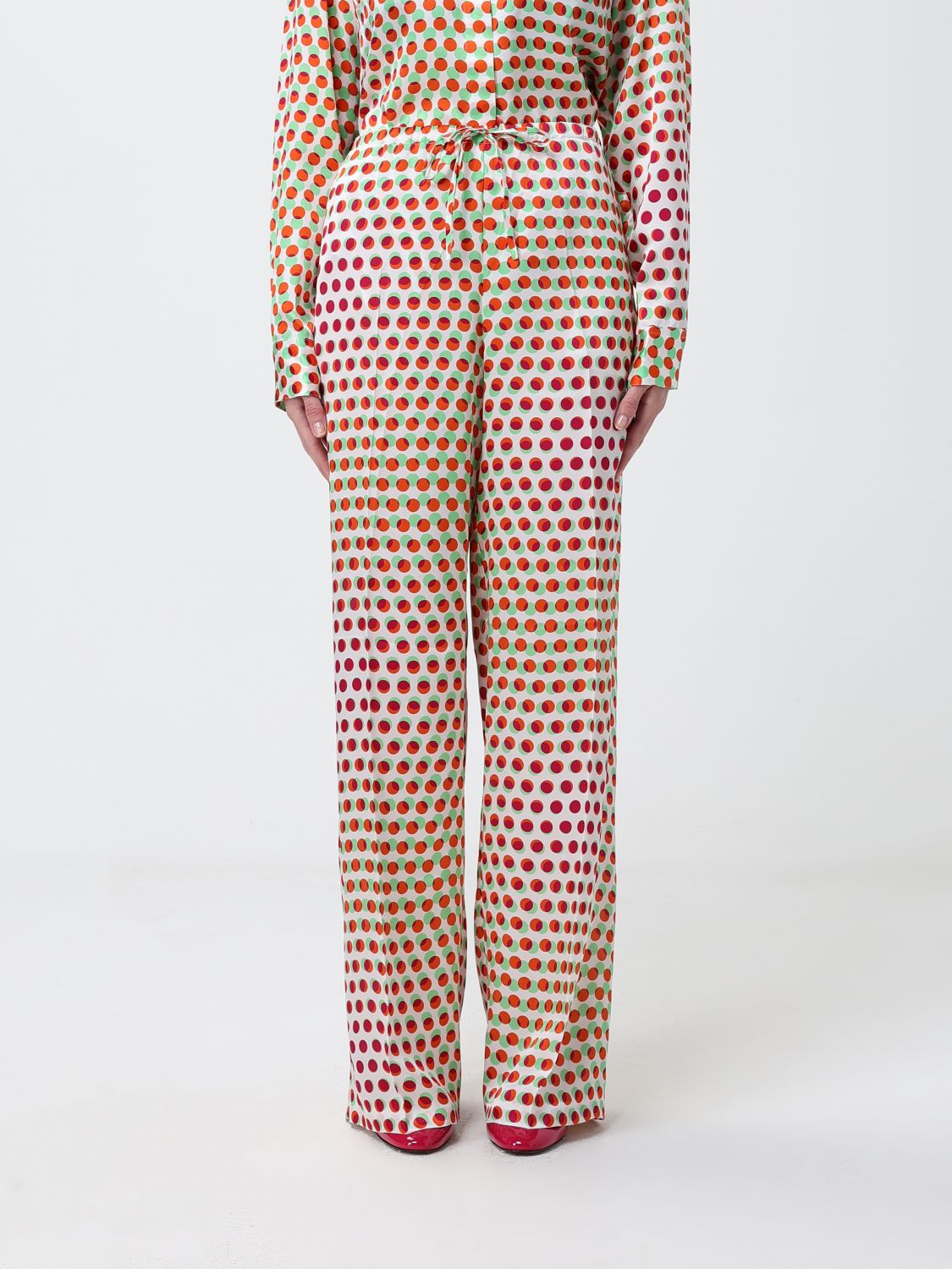 Pants Woman color Ecru