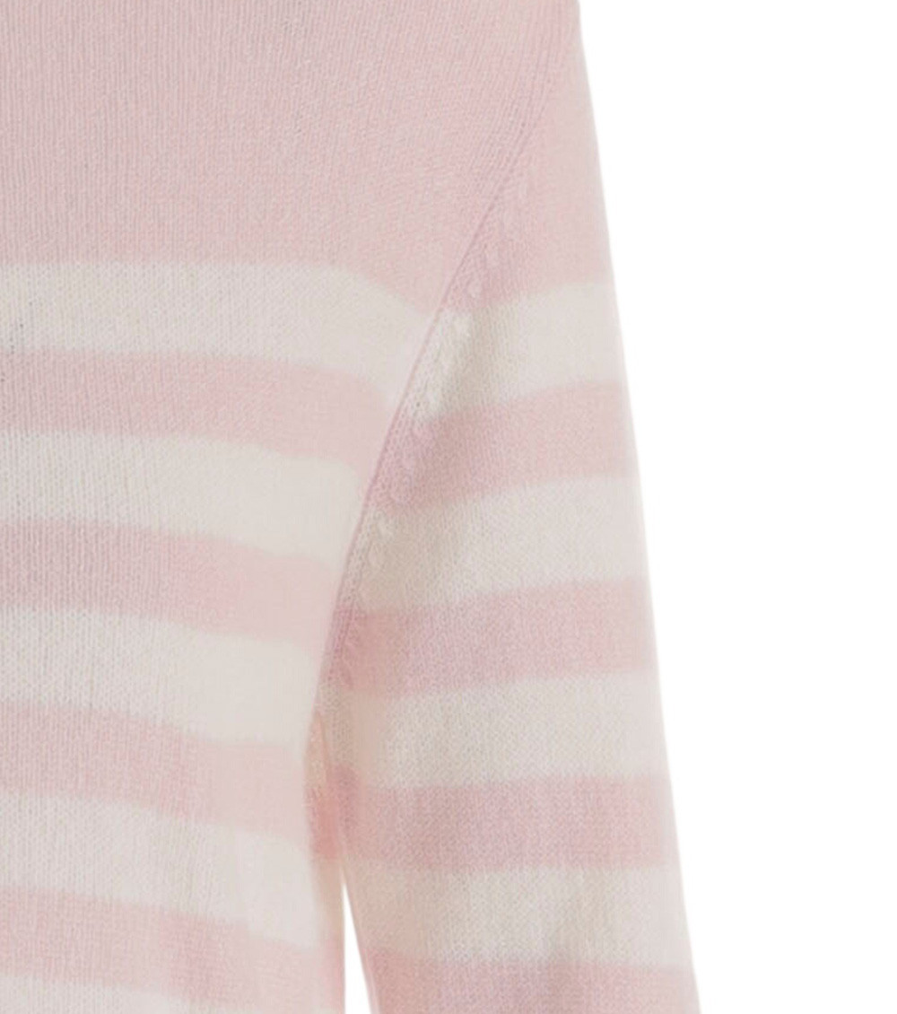 Cashmere Sweater With Striped Pattern