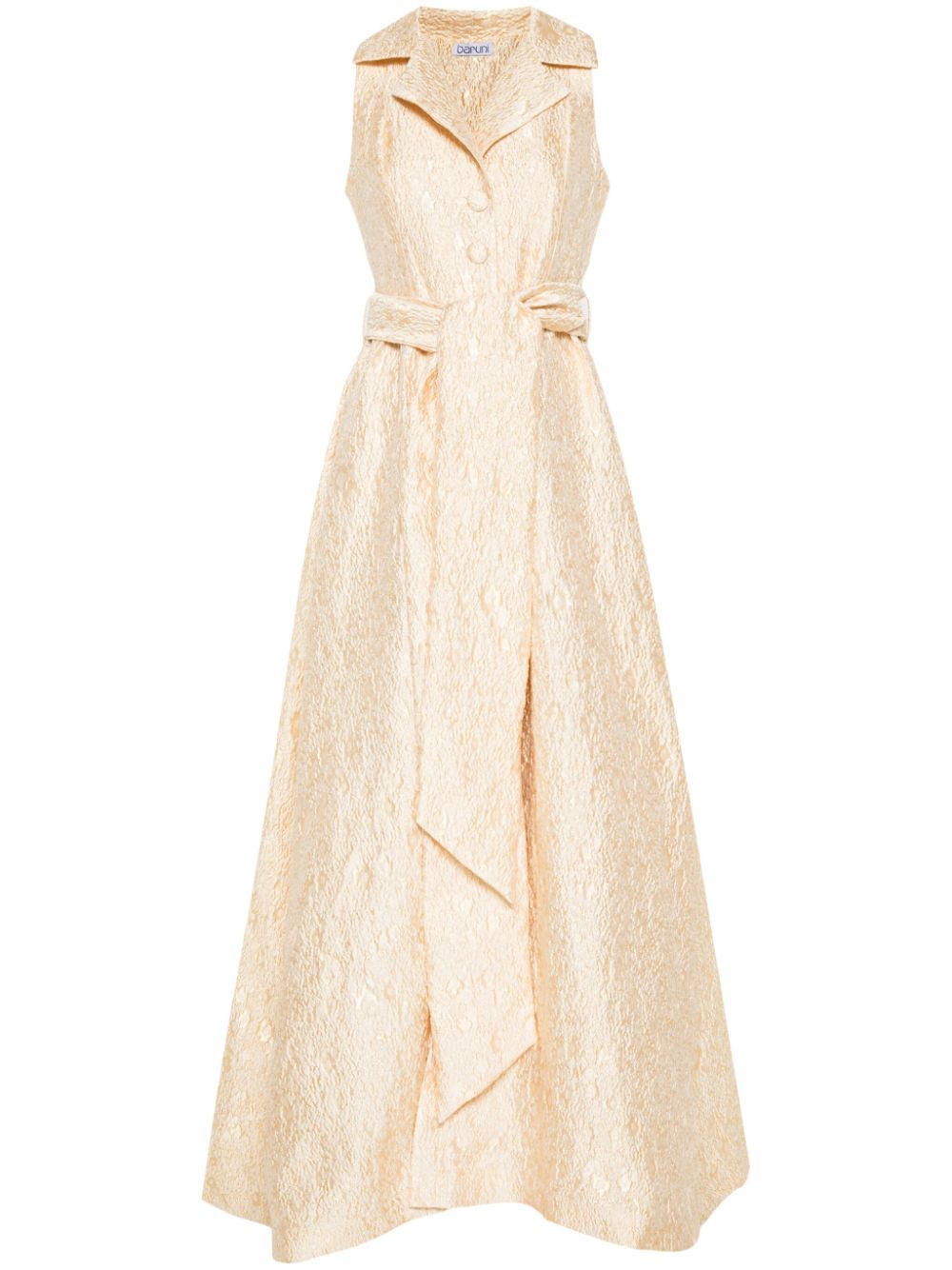 Brocade maxi dress - Neutrals