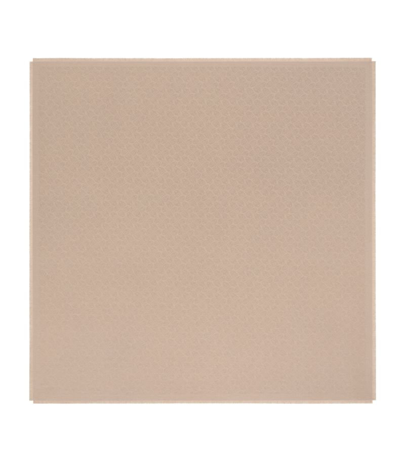 Cashmere-Wool-Silk Panther Shawl Scarf