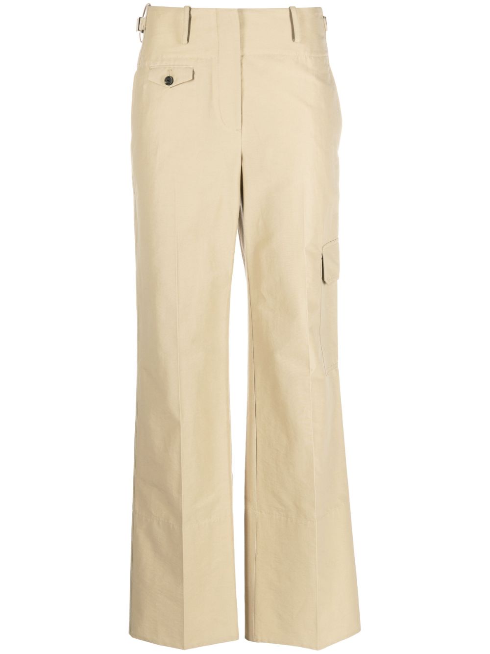 Straight-leg utility trousers - Neutrals