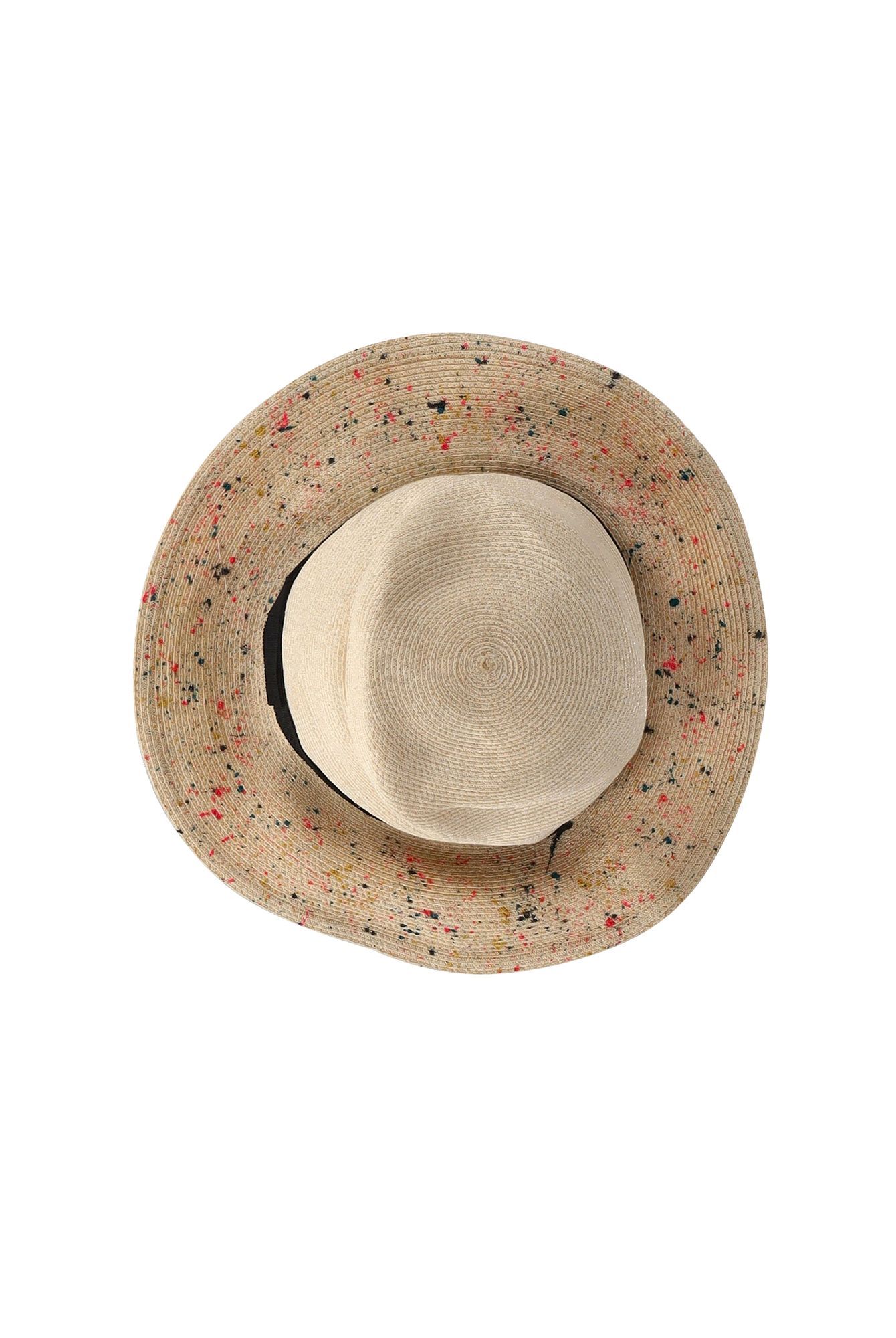 Eugenia Kim Women's Preloved Flecked Sun Hat in Beige Hemp & Cotton