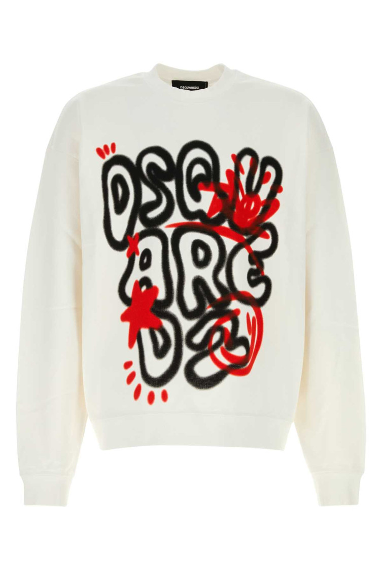 White Crew Neck Sweatshirt