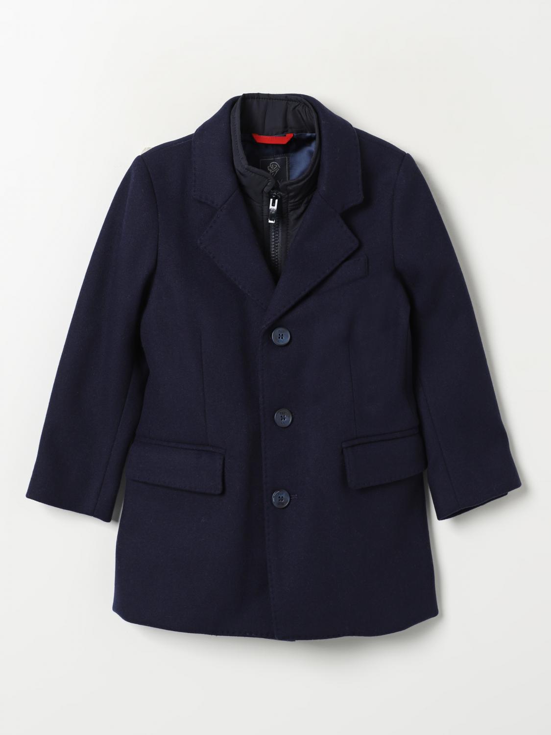 Coat Kids color Blue