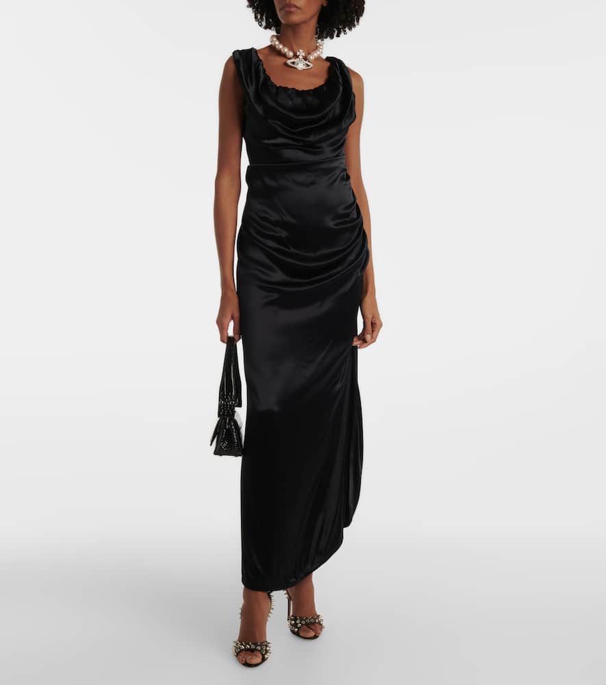 Ginny satin pencil dress