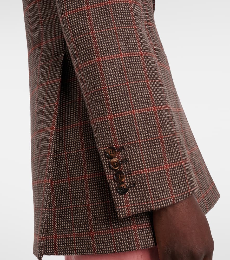 Chloé Checked virgin wool blazer