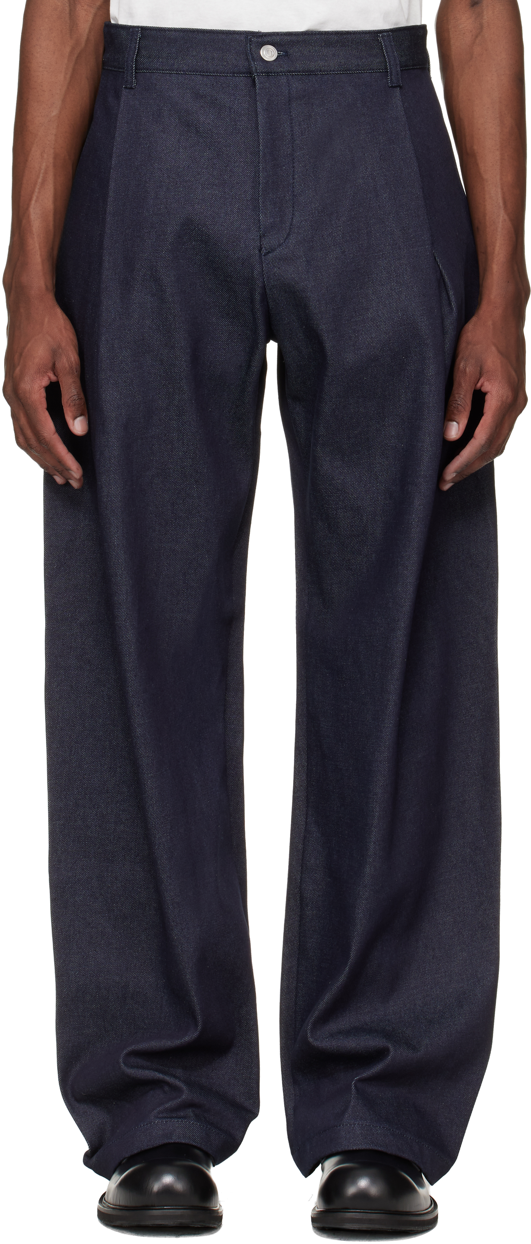 Navy 440 Bermuda Jeans