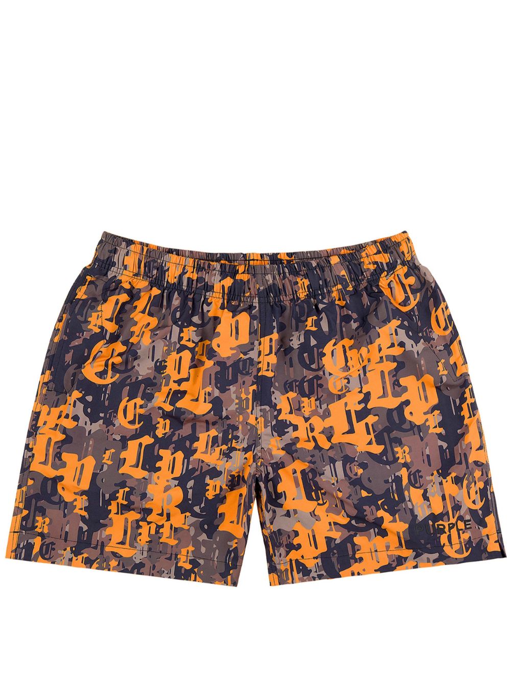 Gothic Camo shorts - Orange