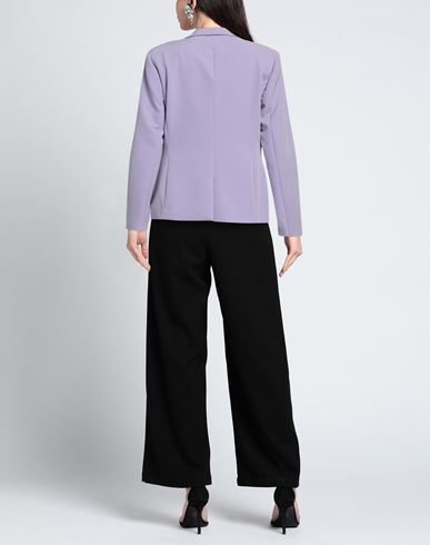 Woman Blazer Lilac Size 6 Polyester, Elastane