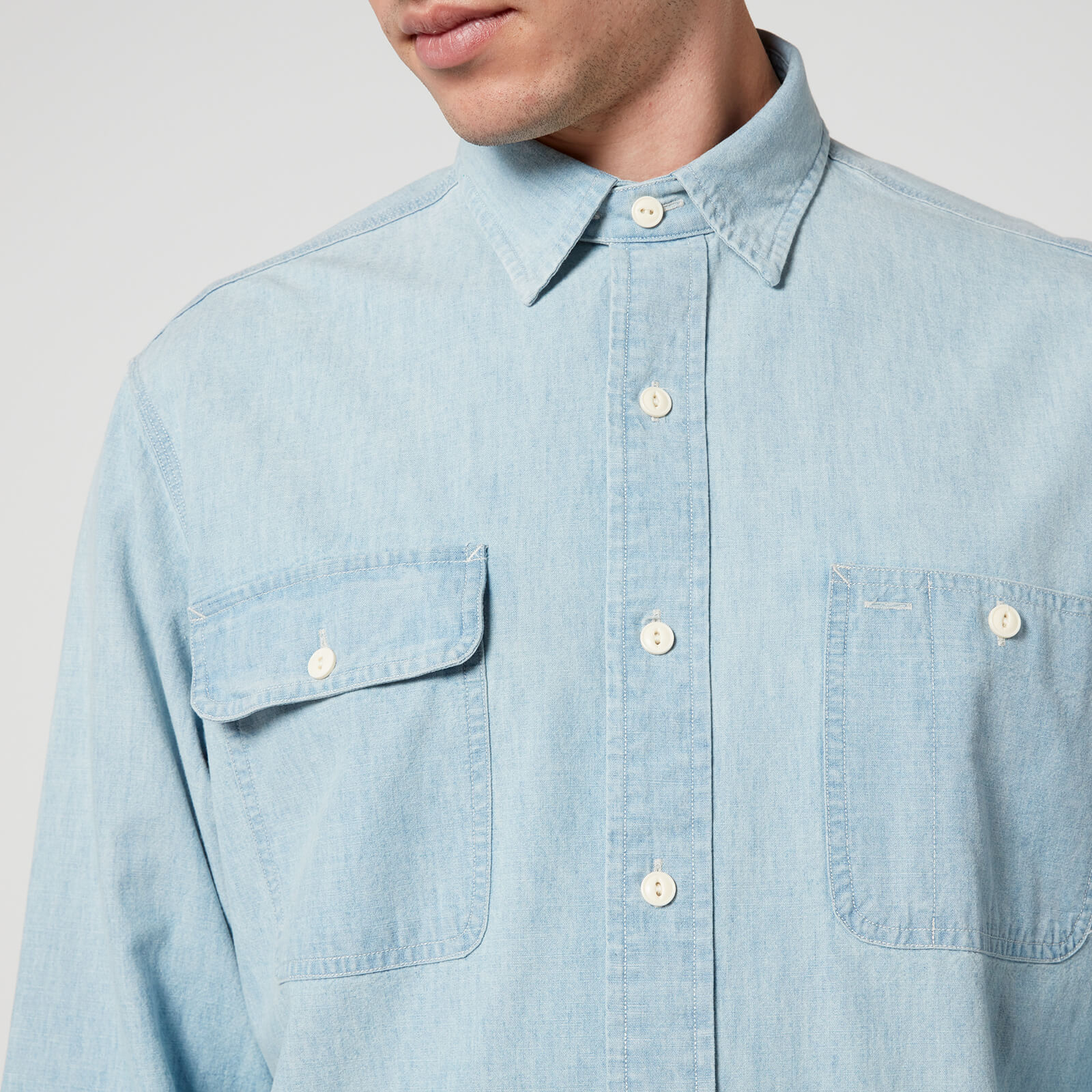Polo Ralph Lauren Cotton-Chambray Shirt - S