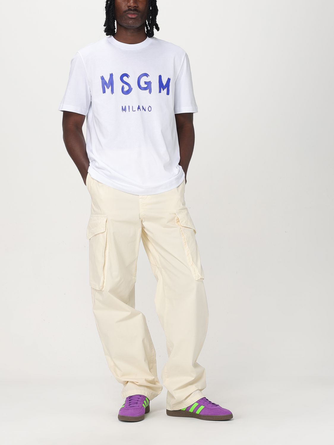 Pants Men color Black