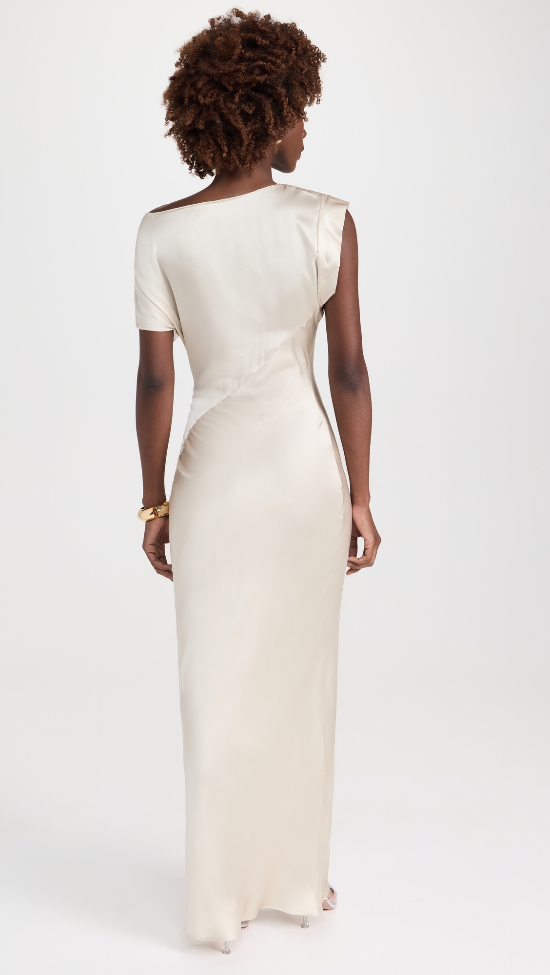 Elroy Silk Maxi Dress Chalk
