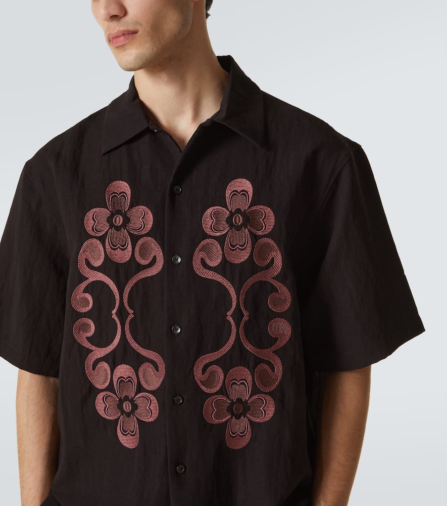 Reflection embroidered shirt