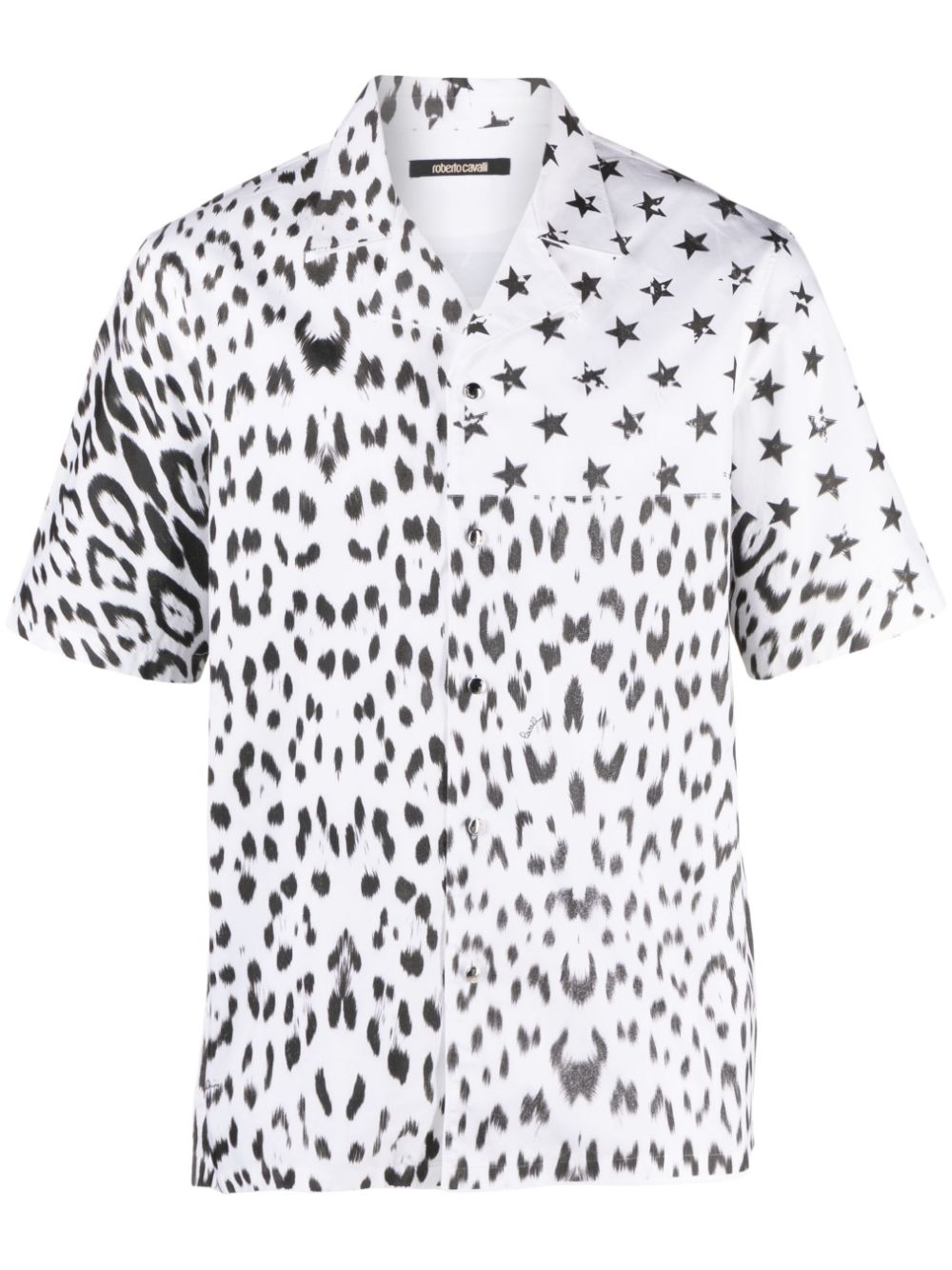 Graphic-print shirt - White