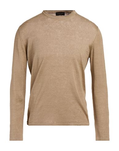 Man Sweater Sand Size 38 Cashmere