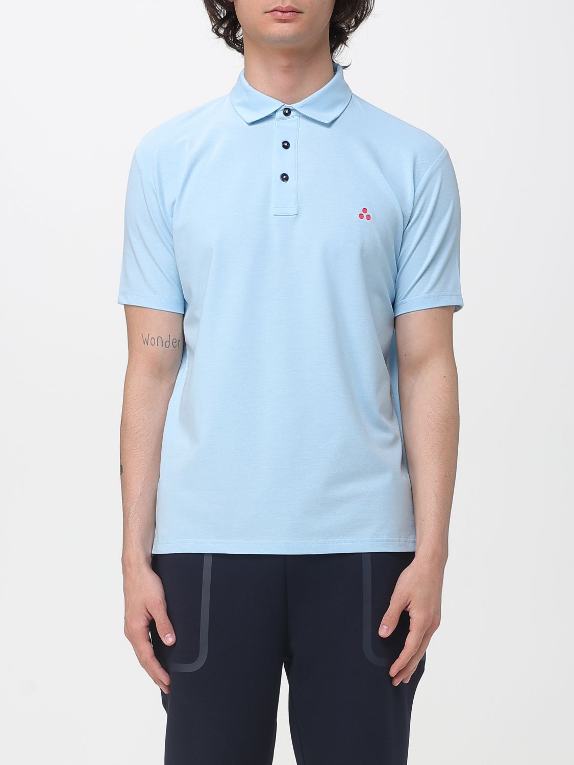 Polo Shirt Men color Beige