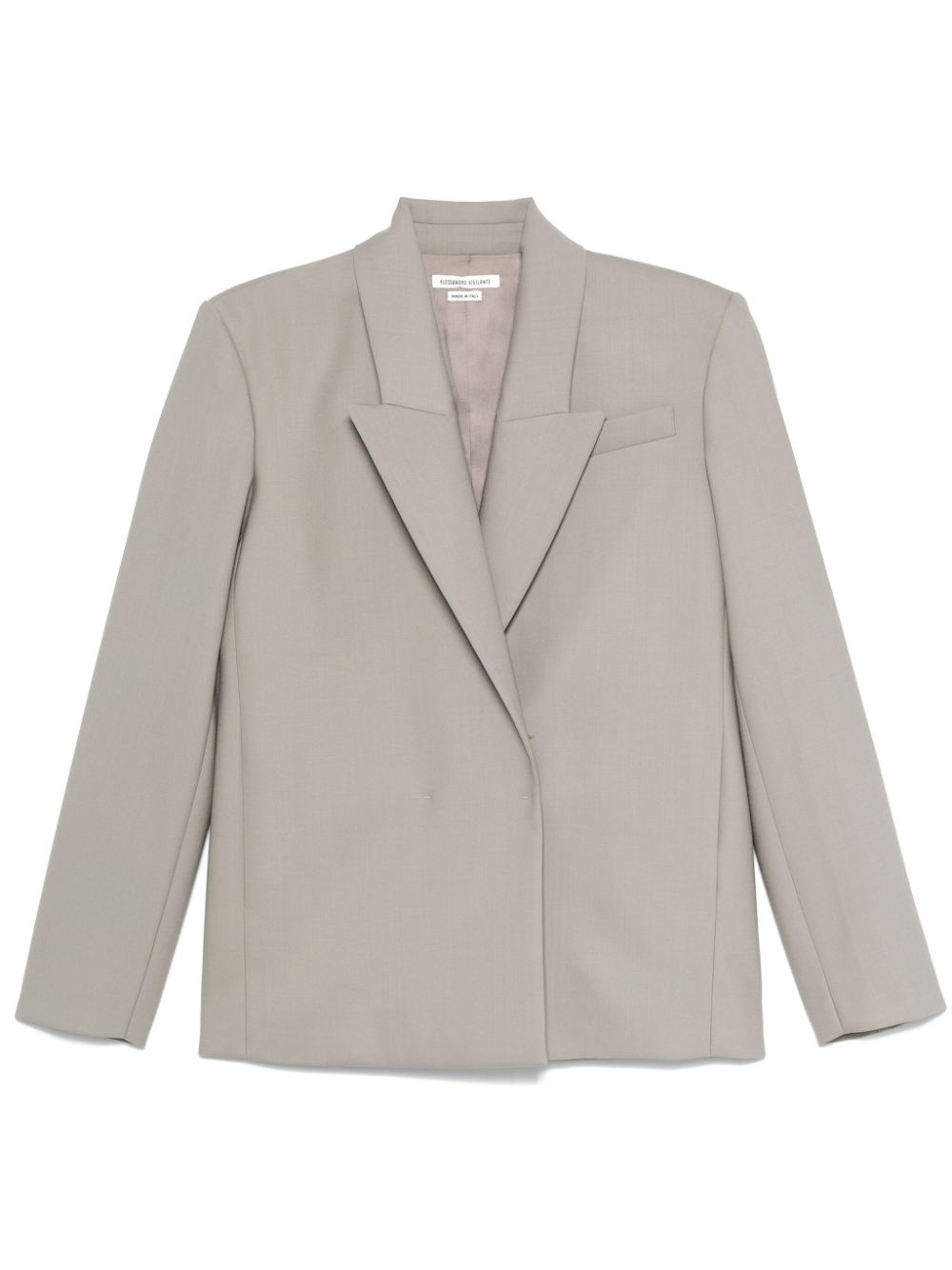 Double-breasted blazer - Neutrals