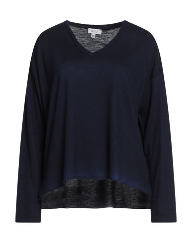 Woman Sweater Midnight blue Size L Virgin Wool
