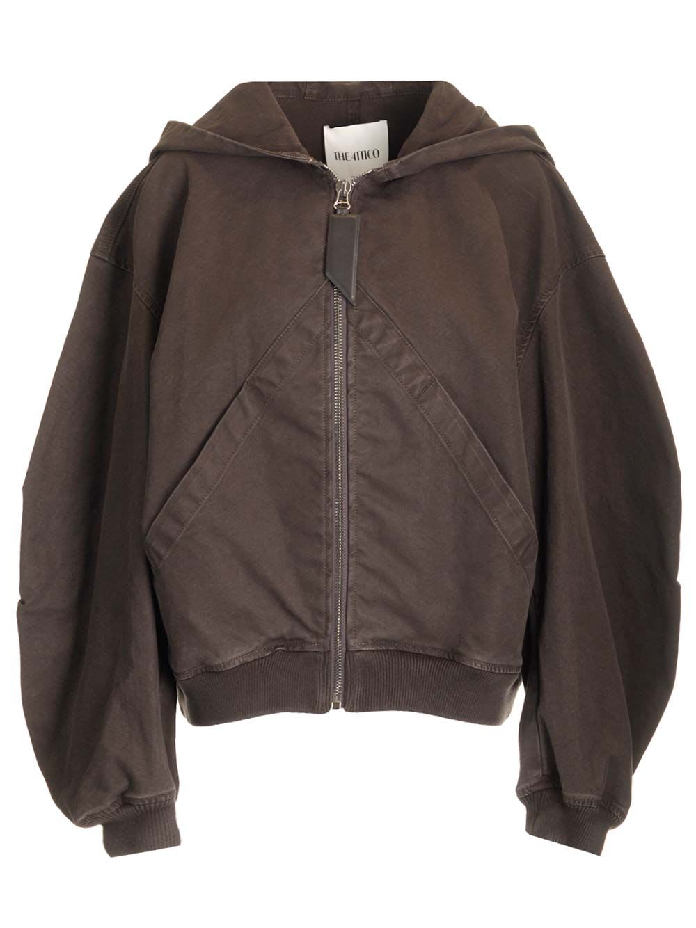Cotton Gabardine Bomber Jacket