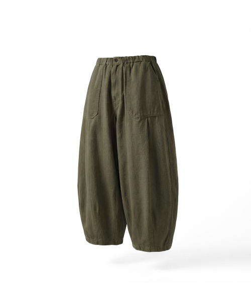 Herringbone Fatigue Balloon Pants